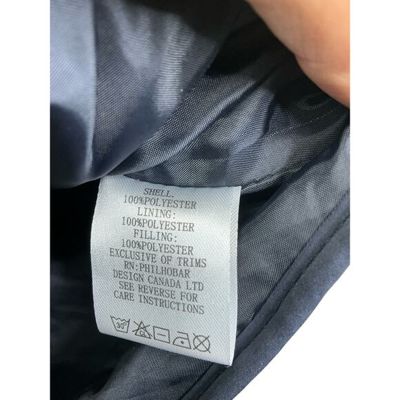 Cambridge Dry Goods Gingham Quilted Vest Navy White Preppy Classic Sz Small - Picture 11 of 11